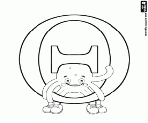 kolorowanka Pypus a grecką literę Θ