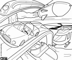 kolorowanka Pypus i transporty