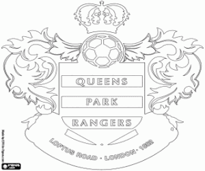 kolorowanka Queens Park Rangers logo