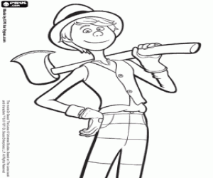 kolorowanka Razy Once-Ler z topór, Lorax