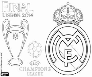 kolorowanka Real Madrid, Champions 2013-2014