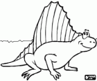 Dimetrodon, mięsożerne gady, jak ssaka