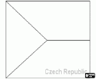 Flaga Republiki Czeskiej, Czechy, Republika Czeska