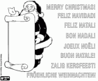 Kartka świąteczna z Santa Claus