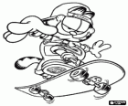 Garfield jak skater