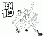 Ben, Gwen i Kevina, ludzkich bohaterów Ben 10 Alien Force