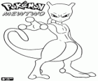 Mewtwo Pokémon jest jak dwunożny dużych kotów