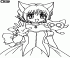 Momomiya Ichigo, głównego bohatera Tokyo Mew Mew Mew Mew lub Power, Mew Ichigo przekształcić jej robota Masha