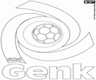 Emblemat Racing Genk lub KRC Genk, Koninklijke Racing Club Genk, belgijski klub piłkarski