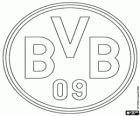 Emblem BVB 09, Borussia Dortmund, Ballspielverein Borussia 09 e.V. Dortmund, niemiecki klub piłkarski