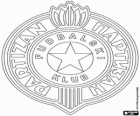 Godło FC Partizan Belgrad, serbski klub piłkarski
