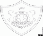 Logo FK Qarabağ Aghdam lub FK Karabach Agdam, klub piłkarski z Azerbejdżanu