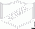 Logo APOEL Nikozja FC, klub piłkarski z Cypru