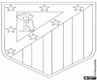 Logo Club Atlético de Madrid, hiszpański klub piłkarski
