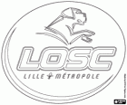 Godło LOSC lub Lille OSC, francuski klub piłkarski
