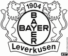 Logo Bayer 04 lub Bayer Leverkusen, niemiecki klub piłkarski