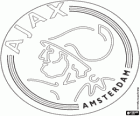 Logo AFC Ajax Amsterdam, klub piłkarski z Holandii