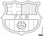 Logo FC Barcelona, hiszpański klub piłkarski. Barça