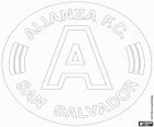 Godło Alianza FC, klub piłkarski z San Salvador