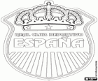Logo RCD España, znany jako Real España, klub piłkarski z San Pedro Sula, Honduras