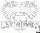 Godło San Jose Earthquakes w piłce nożnej MLS, Kalifornia, Stany Zjednoczone