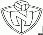Logo Club Deportivo El Nacional, w piłce nożnej w Quito, Ekwador