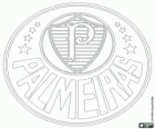 Logo SE Palmeiras, klub piłkarski z Sao Paulo, Brazylia