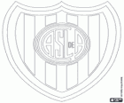 Logo CA San Lorenzo de Almagro, klubów sportowych i piłce nożnej w Buenos Aires, Argentyna