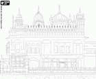 Sahib Harmandir lub Złota Świątynia, Świątynia Sikhów w Amritsar, Indie