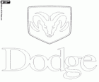 Logo Dodge, amerykańska marka samochodów