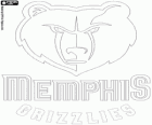 Logo zespołu NBA Memphis Grizzlies. Dywizja Południowo-zachodnia, Konferencja zachodnia