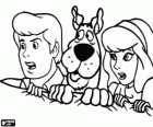 Scooby-Doo wraz z przyjaciółmi Fred i Daphne
