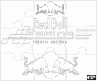 Puzzle z logo Red Bull Racing