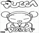 Puzzle Pucca. Pucca ma nadludzką siłę, bardzo dowcipny i niewiarygodnie szybki