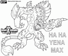 Ha Ha Yena Max. Invizimals Następny wymiar. Błazna żarty sawanny z każdym