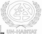 ONZ-HABITAT logo, Człowieka ONZ Programu Rozliczeń