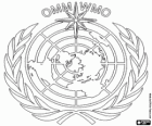 WMO logo, Światowej Organizacji Meteorologicznej
