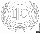 Logo ILO, MOP logo, Międzynarodowa Organizacja Pracy