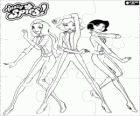 Puzzle z Odlotowe agentki. Zespół Superspies się z Totally Spies. Sam, Clover i Alex z ich garnitury szpiega
