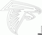 Logo dla Atlanta Falcons, drużyny amerykańskiej z NFC South podział, Atlanta, Georgia