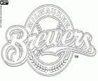 Milwaukee Brewers logo drużyny baseballowej w Central Division Ligi Narodowej, Milwaukee, Wisconsin