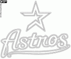 Houston Astros logo drużyny baseballowej z National League Central Division, Houston, Texas