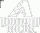Arizona Diamondbacks logo, profesjonalne drużyny baseballowej z Zachodu National League Division, Phoenix, Arizona