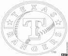 Texas Rangers logo drużyny baseballowej w American League Division Zachodniej, Arlington, Texas