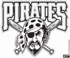 Pittsburgh Pirates logo, profesjonalne drużyny baseballowej z siedzibą w Pittsburghu. National League Central Division