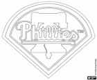 Philadelphia Phillies logo, Major League Baseball zespołu, Eastern Division National League. Philadelphia, Pennsylvania