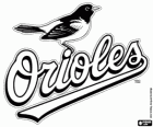 Baltimore Orioles logo drużyny baseballowej w East Division American League, Baltimore, Maryland