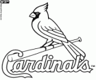 Saint Louis Cardinals logo, drużyny baseballowej z Central Division, National League, St Louis, Missouri