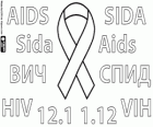 Światowy Dzień AIDS, 1 grudnia. Czerwona wstążka to światowy symbol solidarności w walce z AIDS