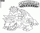 Skylander Bash, ogromny dinozaur. Ziemia Skylanders